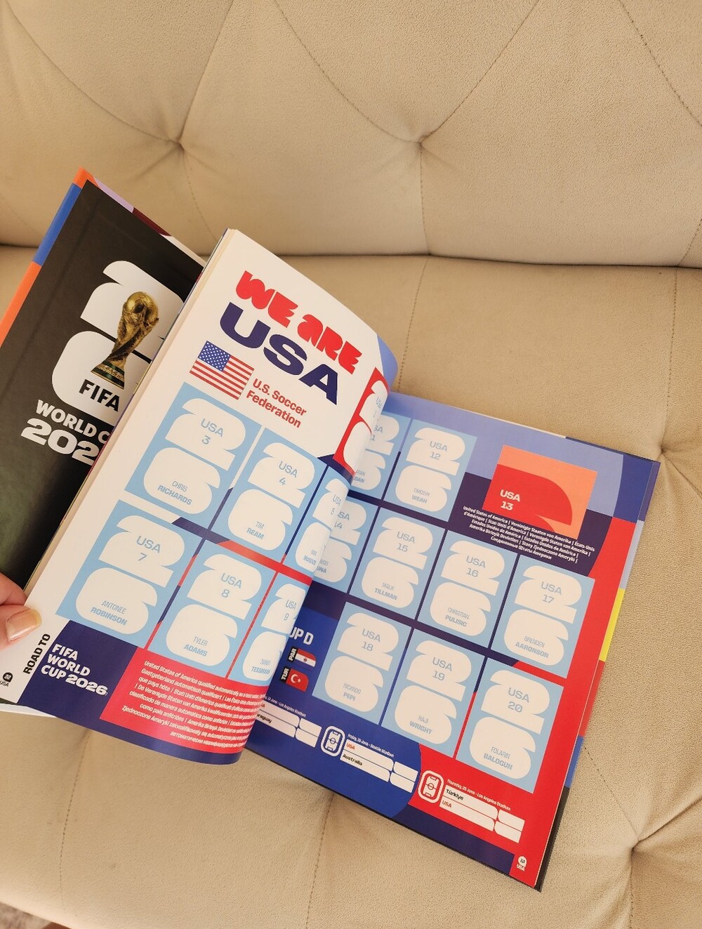 Panini World Cup 2026 Album –  Multicolor. HARDCOVER. USA Edition. - Picture 3 of 3